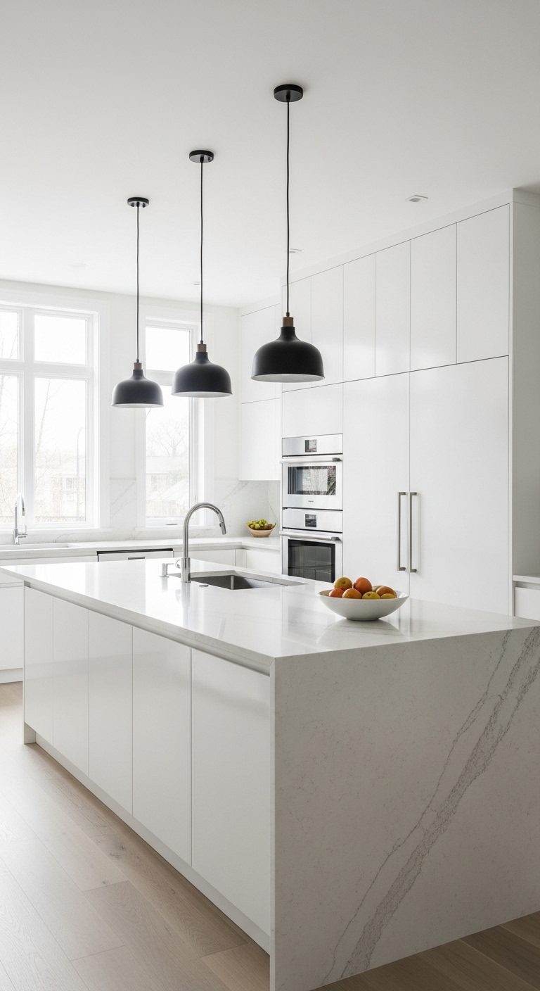 Minimal modern kitchen ideas, modern kitchen design USA