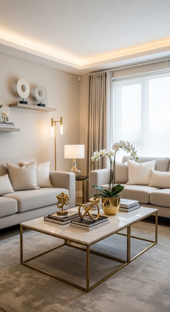 1: Luxury Living Room on Budget