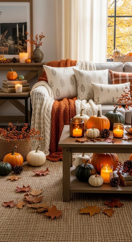 Warm Autumn Home Decor Ideas for a Cozy Fall Vibe