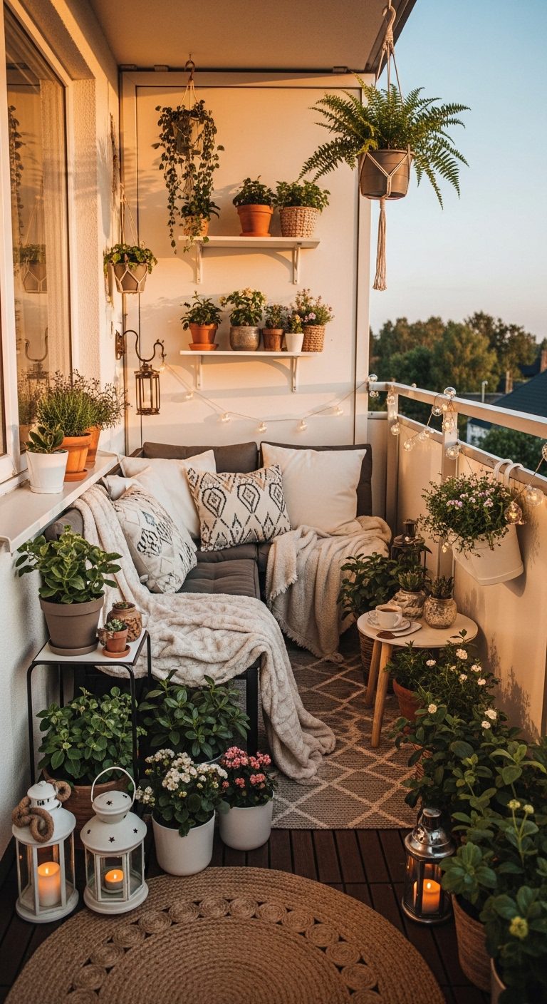 Small Balcony Ideas That Feel Like a Cozy Retreat