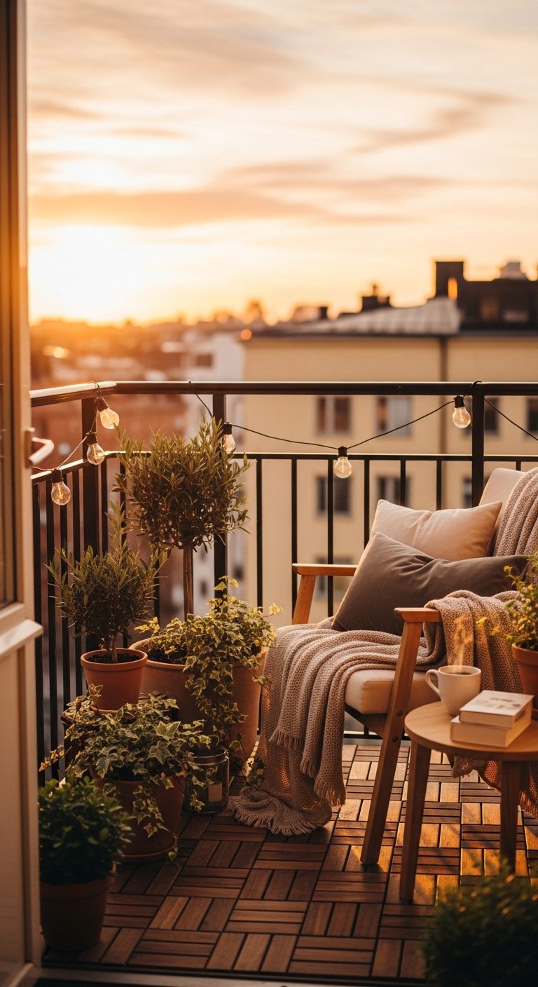 Small Apartment Balcony Ideas for a Cozy Outdoor Space