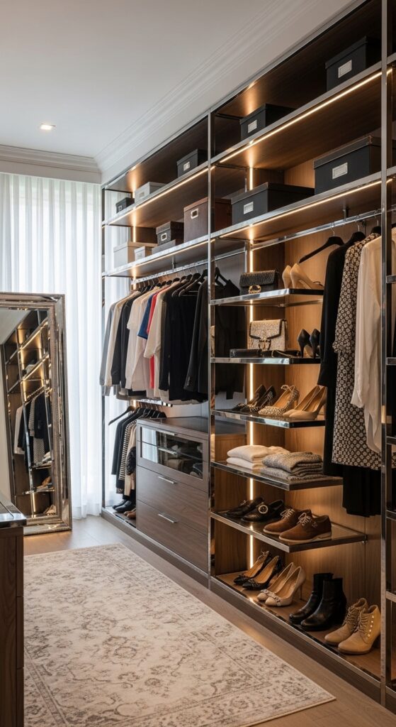 Walk-In Closet Ideas That Feel Like a Luxury Boutique and Stay Perfectly Organized