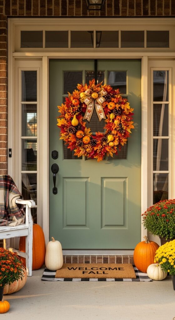 Fall Wreath Ideas That Make Your Front Door Look Beautiful and Cozy
