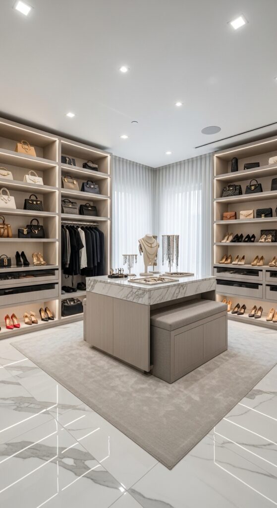 Walk-In Closet Ideas for a Stylish and Organized Space