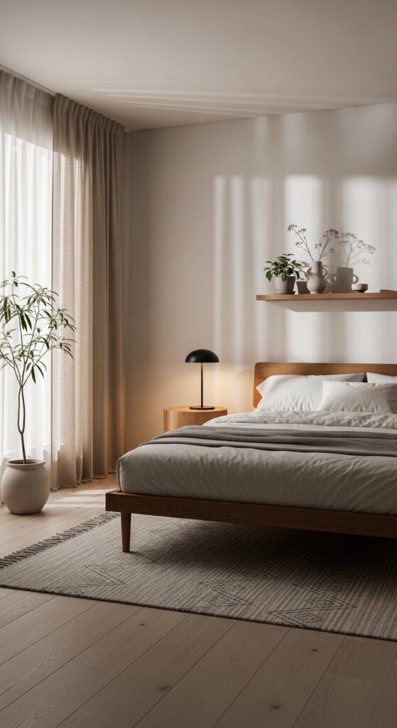 Japandi Bedroom Ideas for a Calm, Minimal, and Naturally Luxurious Space