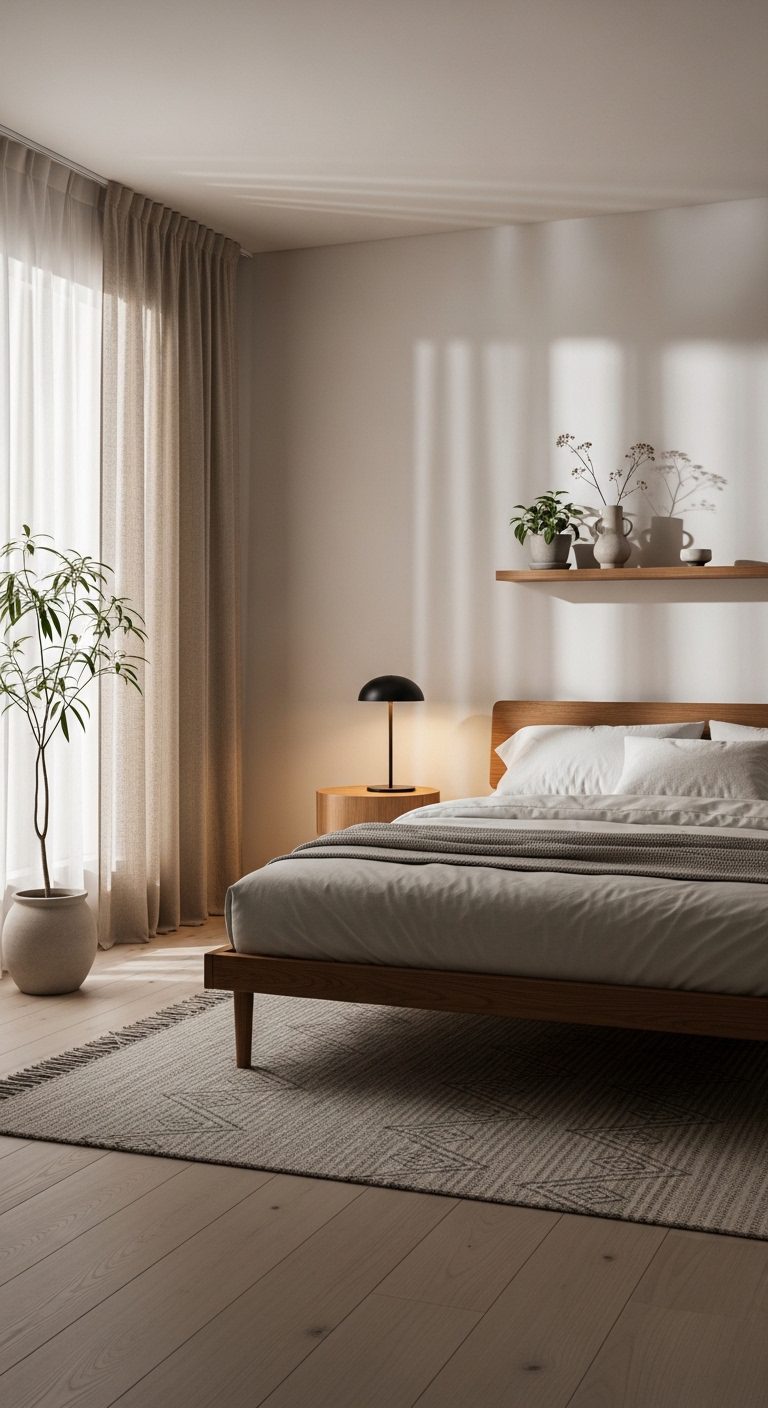Japandi Bedroom Ideas for a Calm, Minimal, and Naturally Luxurious Space