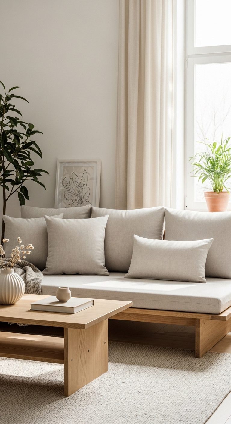 Japandi Living Room Ideas for a Calm and Minimal Home