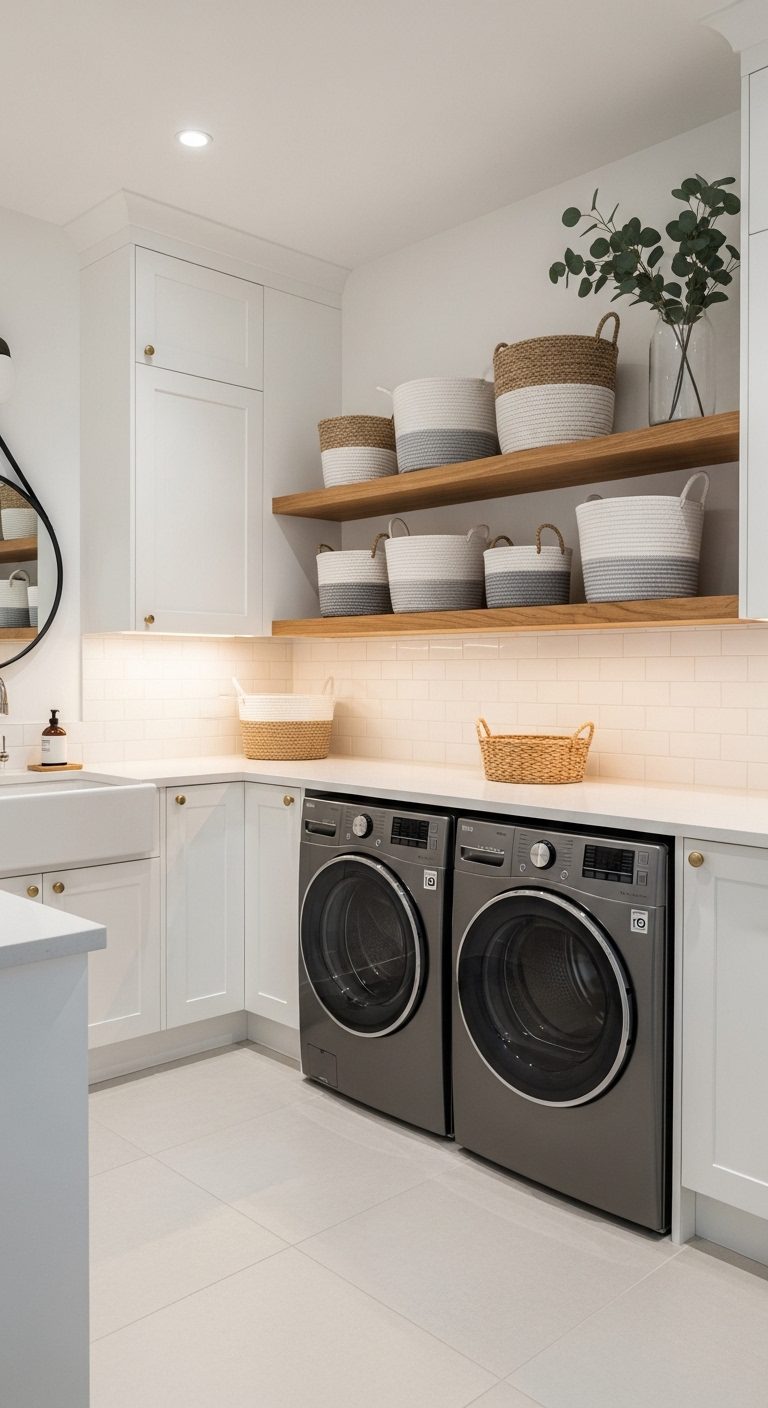 Chic Laundry Room Ideas That Make Washing Clothes Stylish