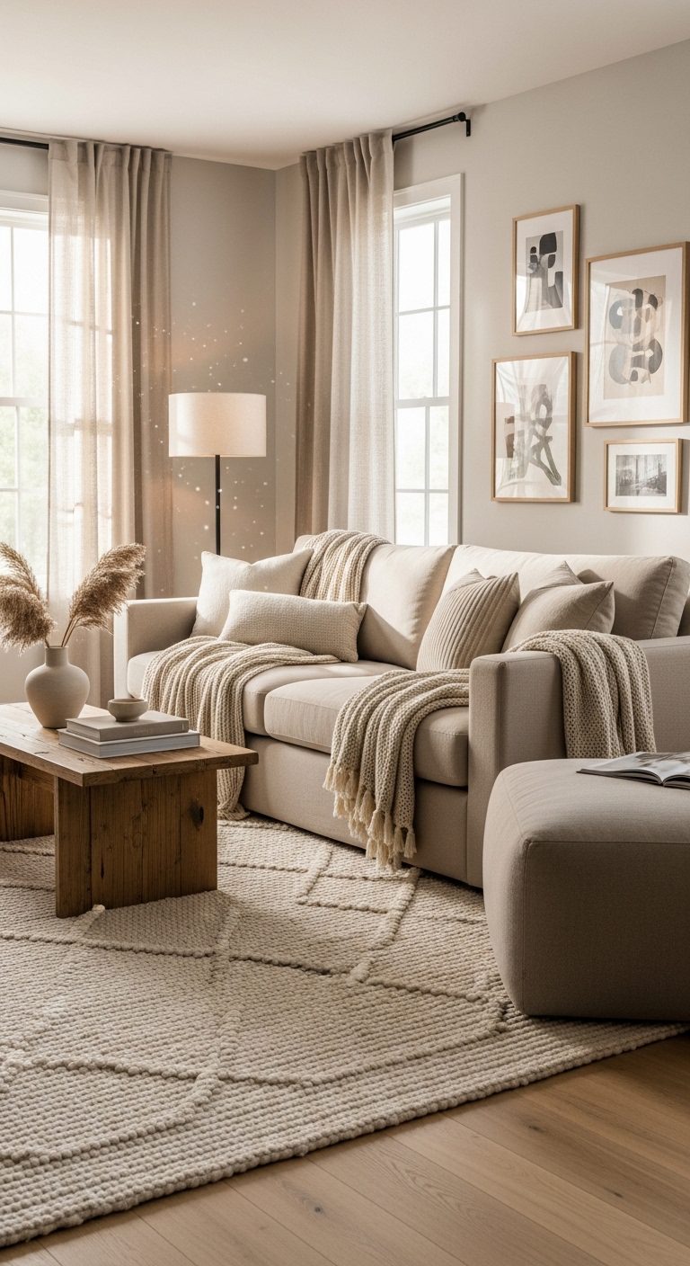Cozy Neutral Living Room Ideas That Feel Warm and Expensive