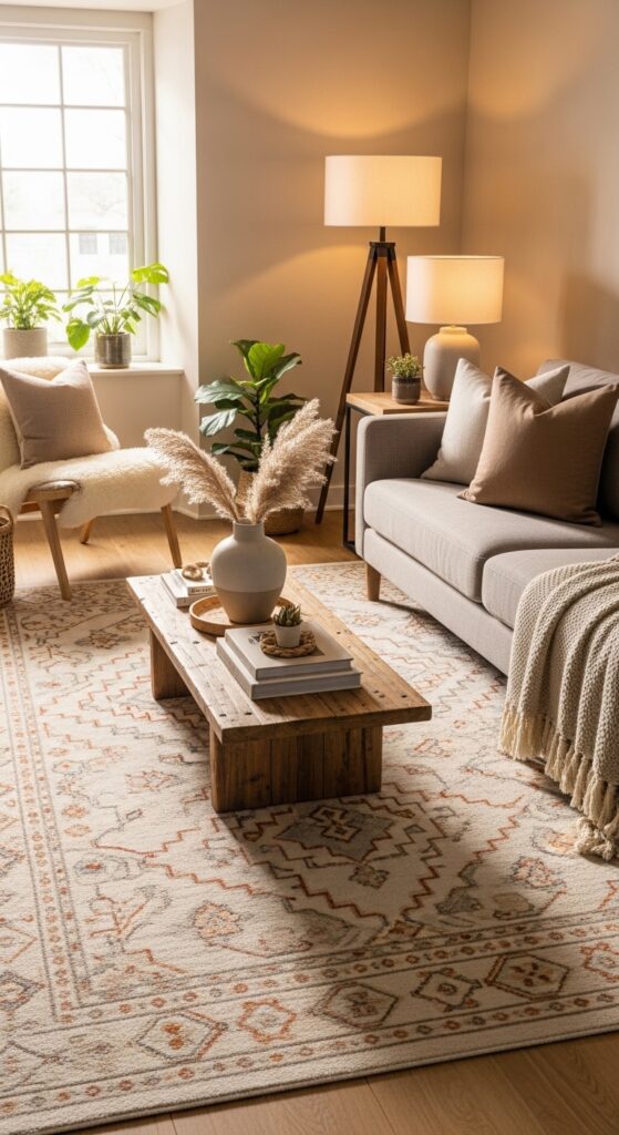 Living Room Rug Ideas That Make Your Space Look Cozy and Luxurious