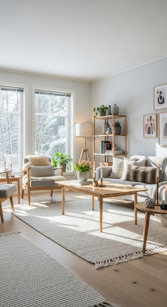 Scandinavian Living Room Ideas for a Bright and Cozy Home