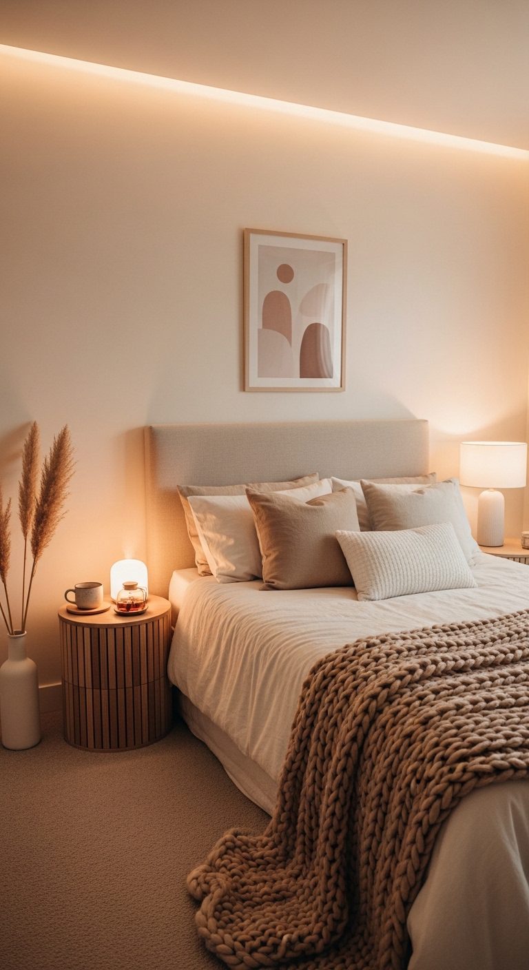 Neutral Bedroom That Feels Calm & Expensive 🤍