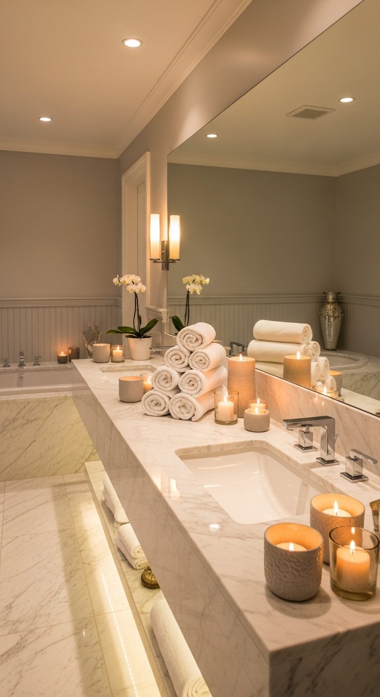 Luxury Bathroom Ideas That Feel Like a Spa at Home 🤍