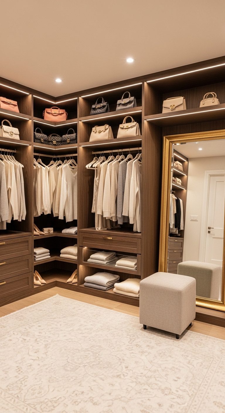 Dream Walk-In Closet Ideas That Feel Luxurious 🤍