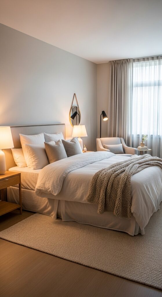 Warm Bedroom Setup That Feels So Cozy 💡