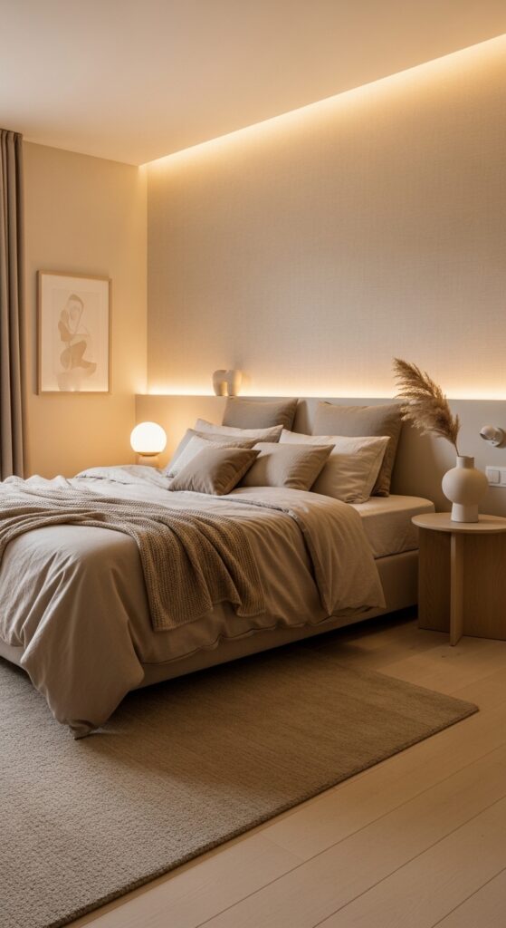 Beige Bedroom Aesthetic