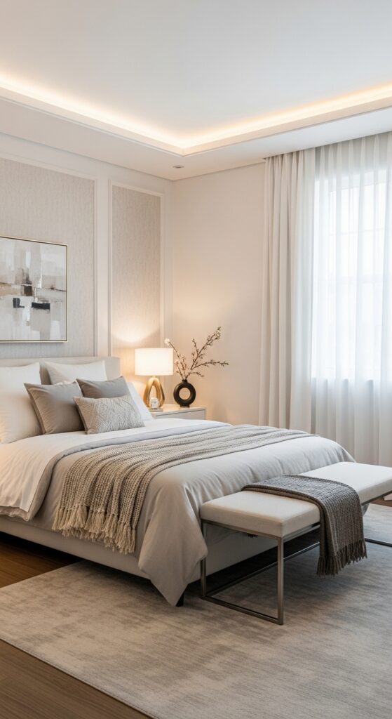 White Aesthetic Bedroom