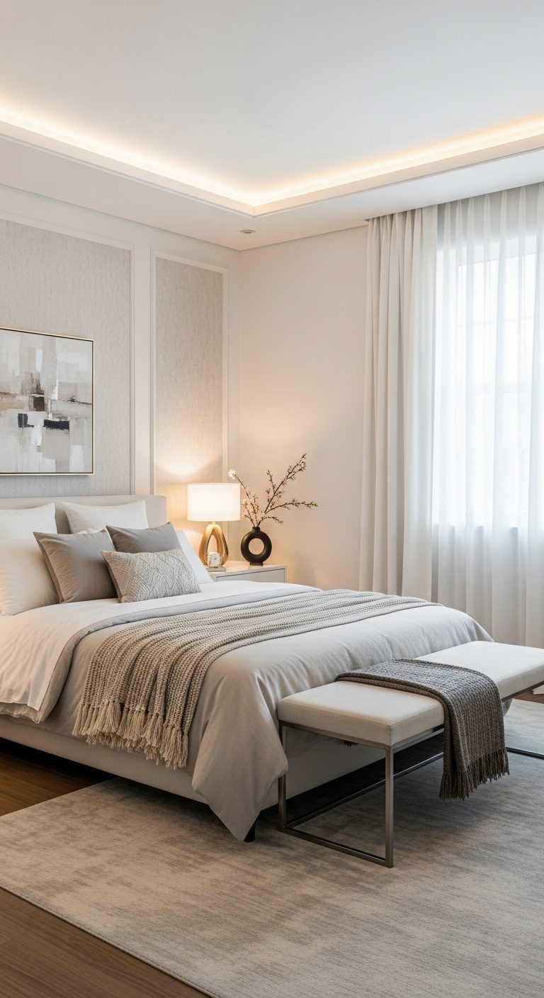 White Aesthetic Bedroom