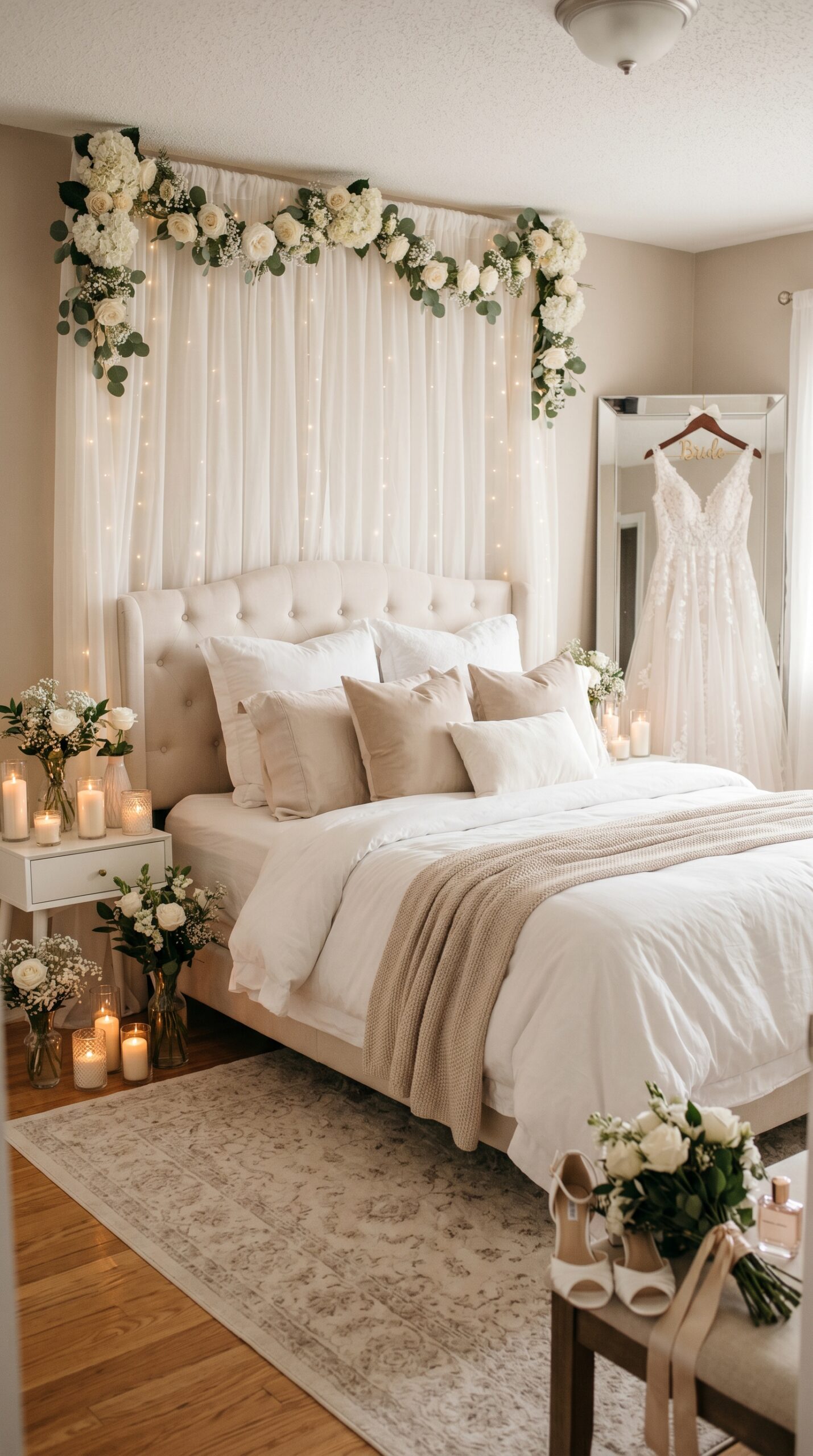 👰 Minimal Bridal Bedroom Decor That Looks Soft & Luxurious ✨