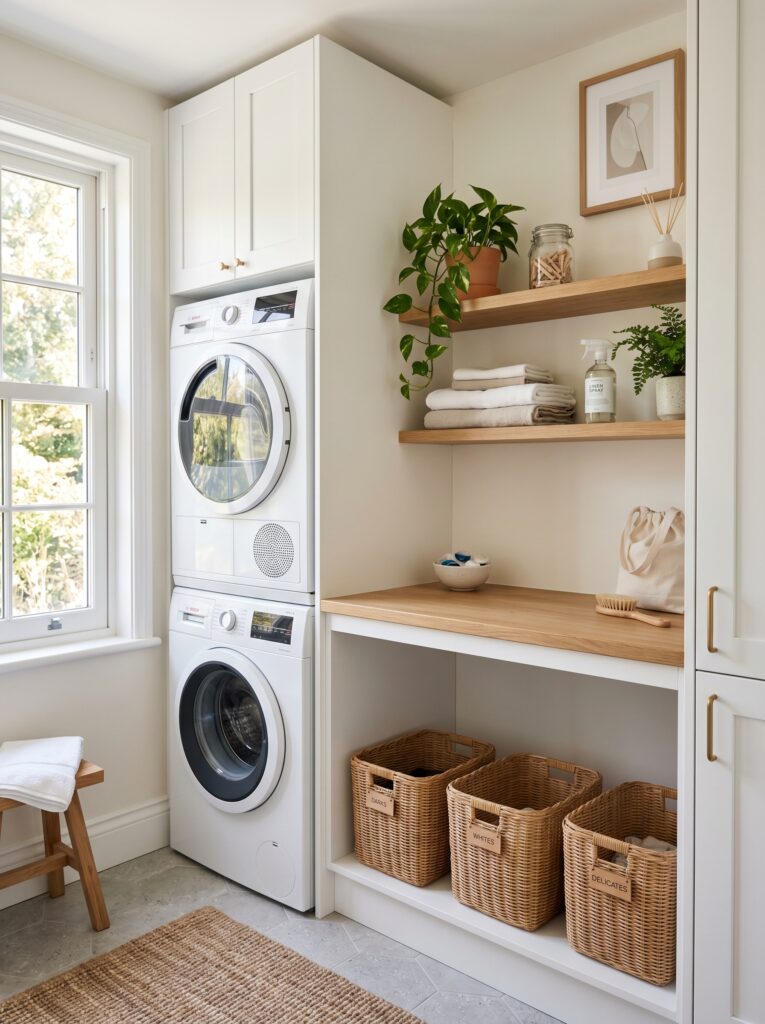 Small Laundry Room Ideas That Feel Clean, Modern & Organized