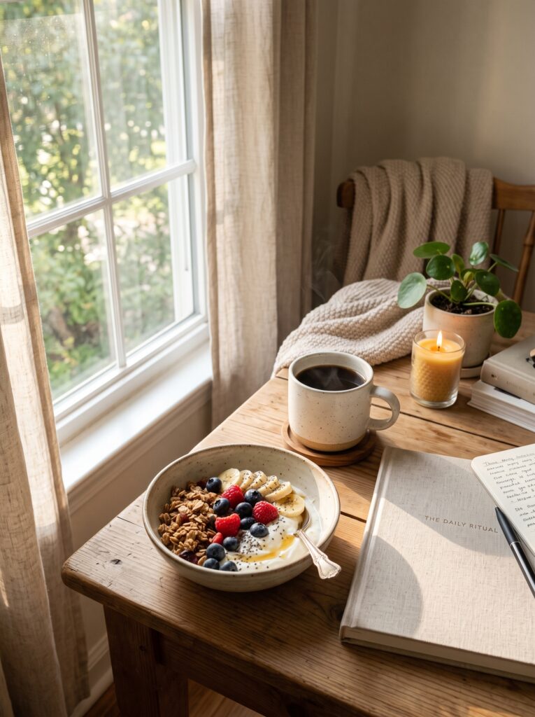 Healthy Girl Morning Routine for a Productive Day