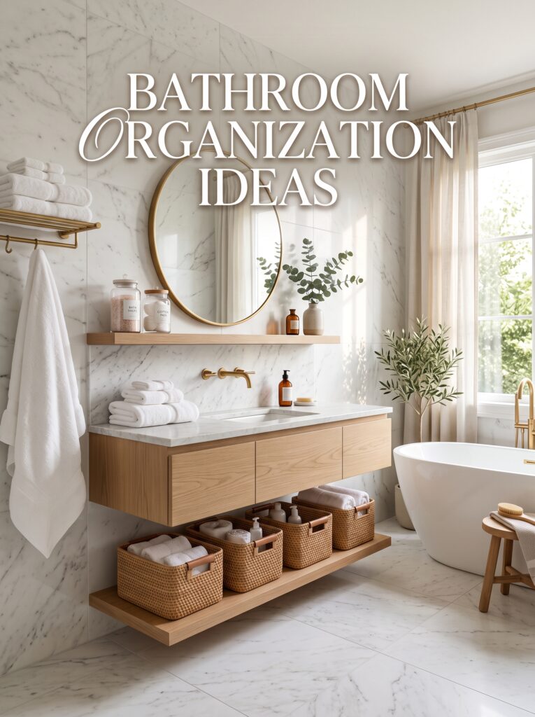 20 Budget-Friendly Bathroom Organization Ideas You'll Wish You Tried Sooner