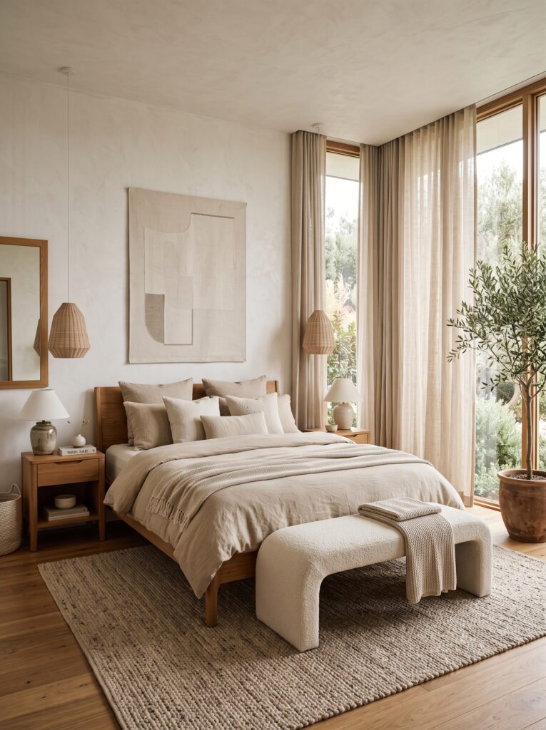The Dream Bedroom Everyone Is Saving Right Now: Organic Modern Bedroom Ideas That Feel Like a Luxury Hotel Suite