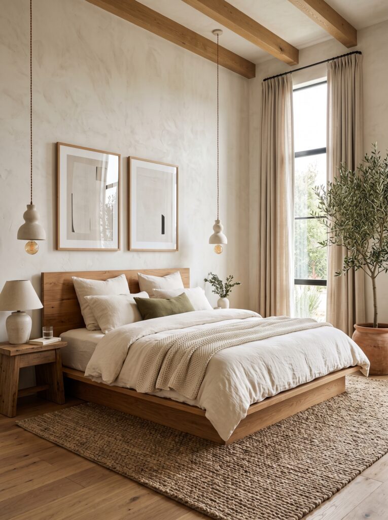 Organic Modern Bedroom Ideas That Feel Like a Luxury Hotel