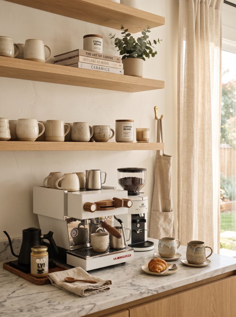 The Elevated Coffee Corner Trend Everyone Is Copying in 2026