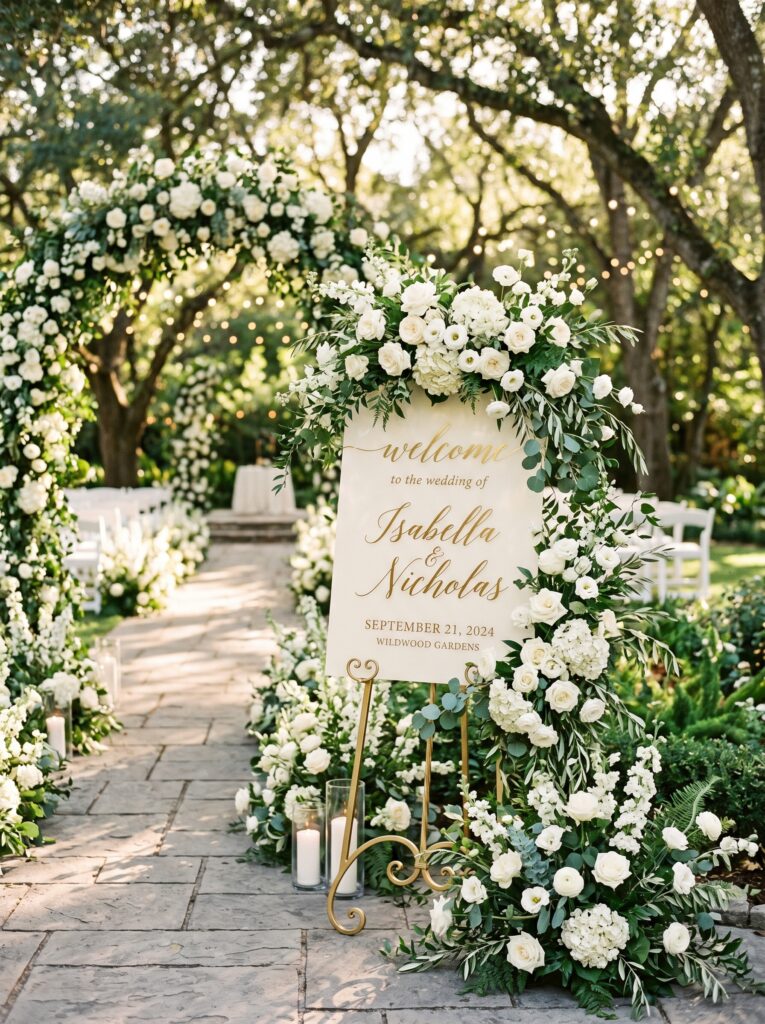Elegant Wedding Welcome Sign Ideas for a Timeless and Memorable Celebration