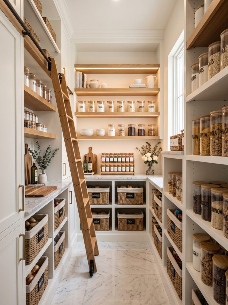Luxury Walk-In Pantry Ideas That Keep Every Kitchen Beautifully Organized