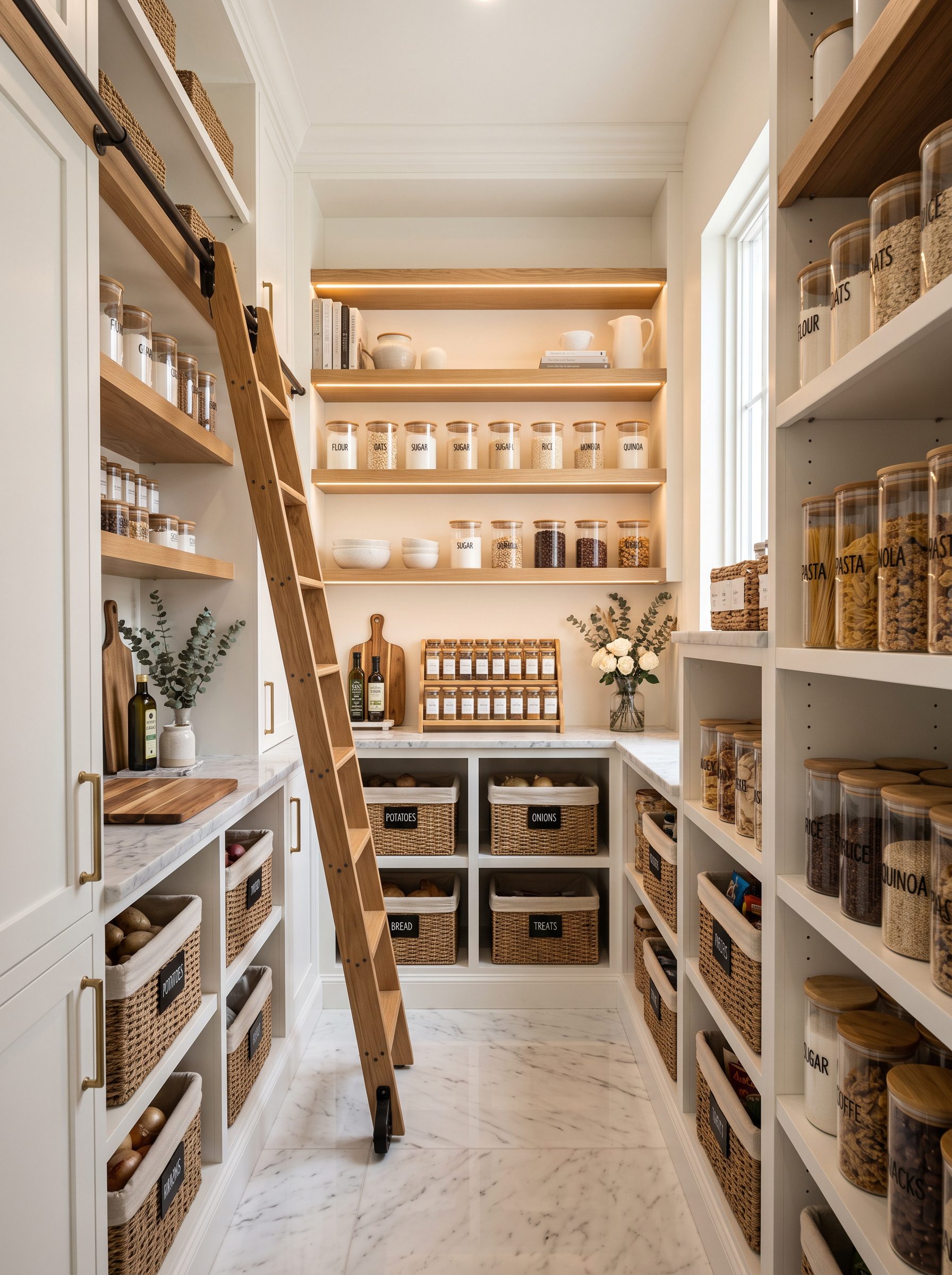 Luxury Walk-In Pantry Ideas That Keep Every Kitchen Beautifully Organized