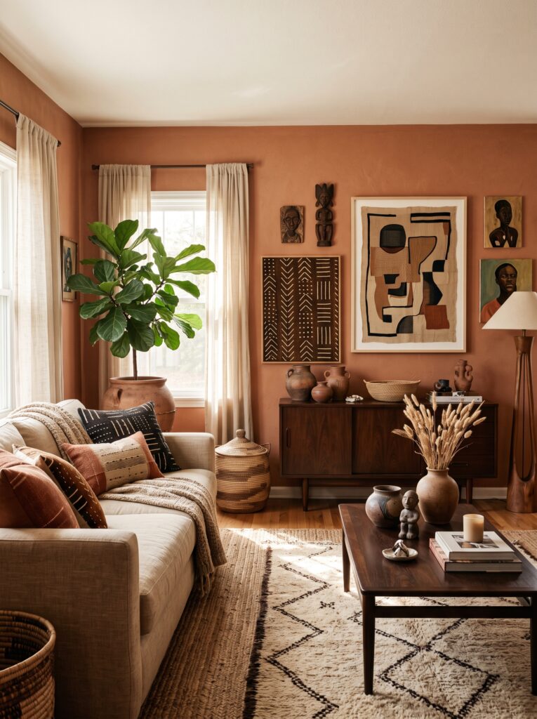 Afrohemian Decor Ideas for a Warm, Artistic Home
