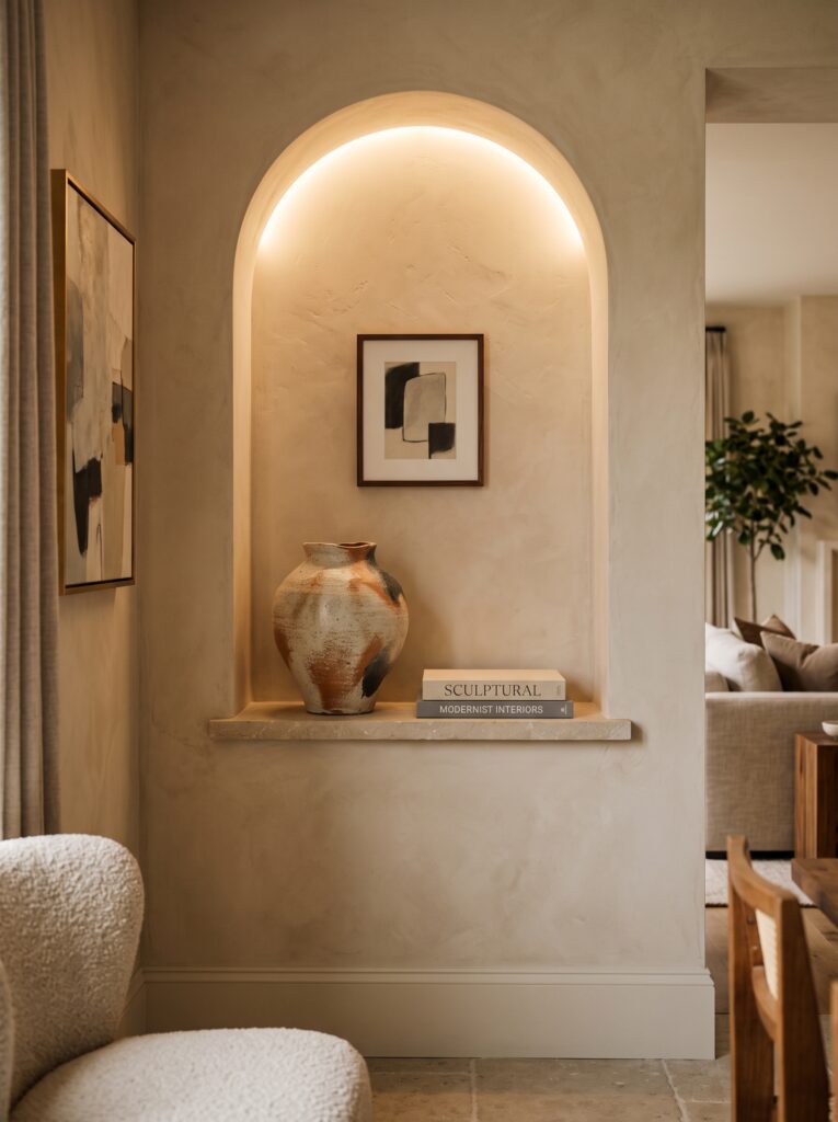 Designer Wall Niche Decorating Ideas That Make Empty Walls Look Custom