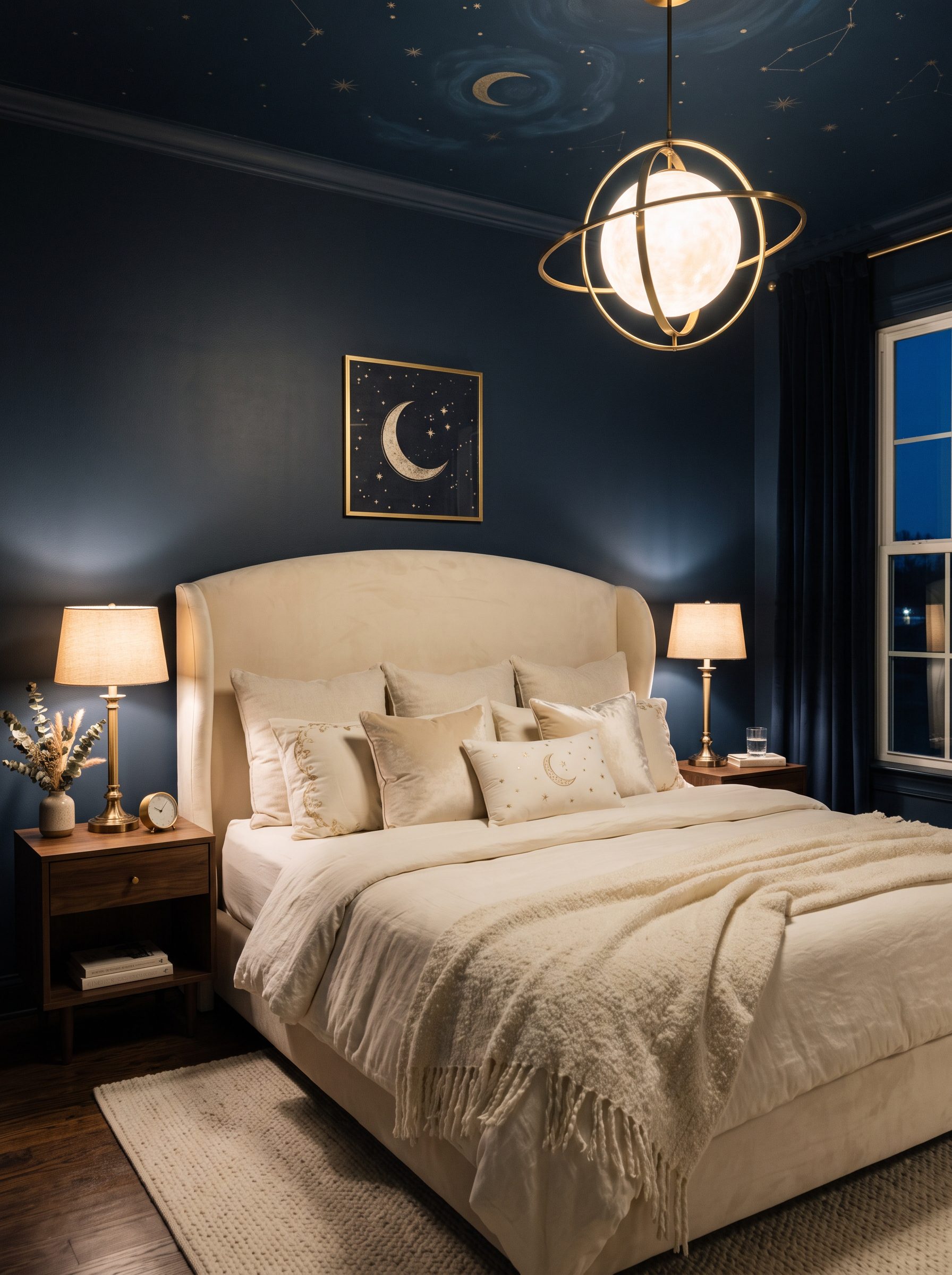Celestial Bedroom Ideas for a Dreamy, Romantic Nighttime Retreat