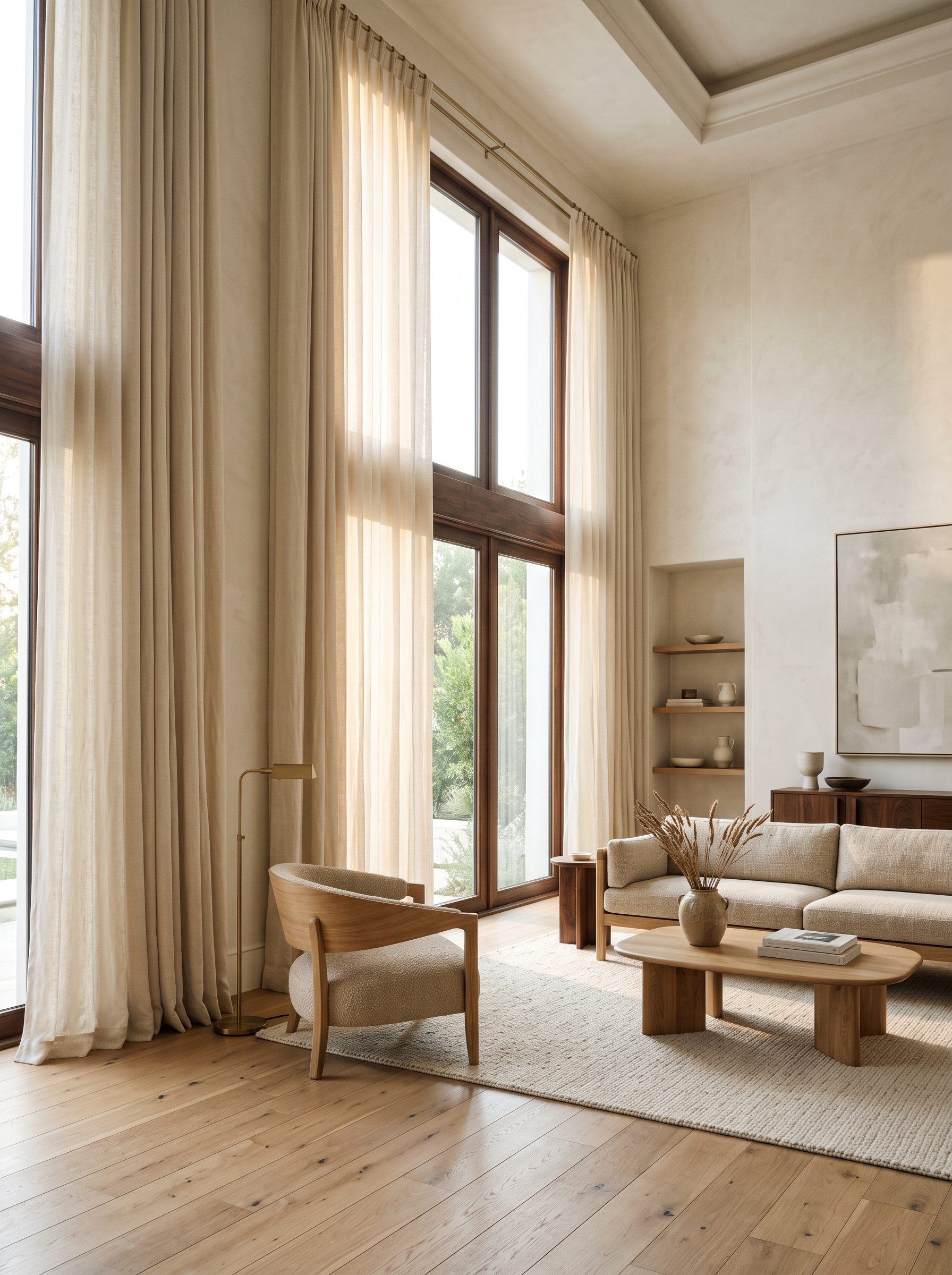 Ceiling-to-Floor Curtain Ideas That Make Windows Look Bigger and Rooms Feel Taller