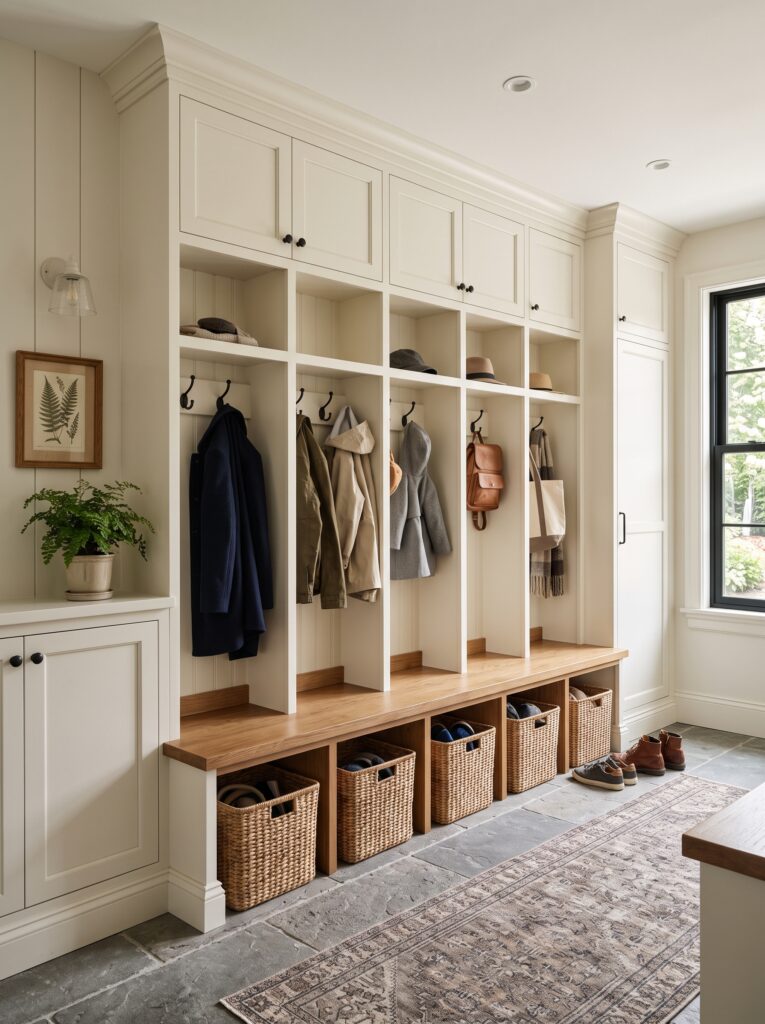 Mudroom Ideas That Hide Everyday Clutter in the Prettiest Way