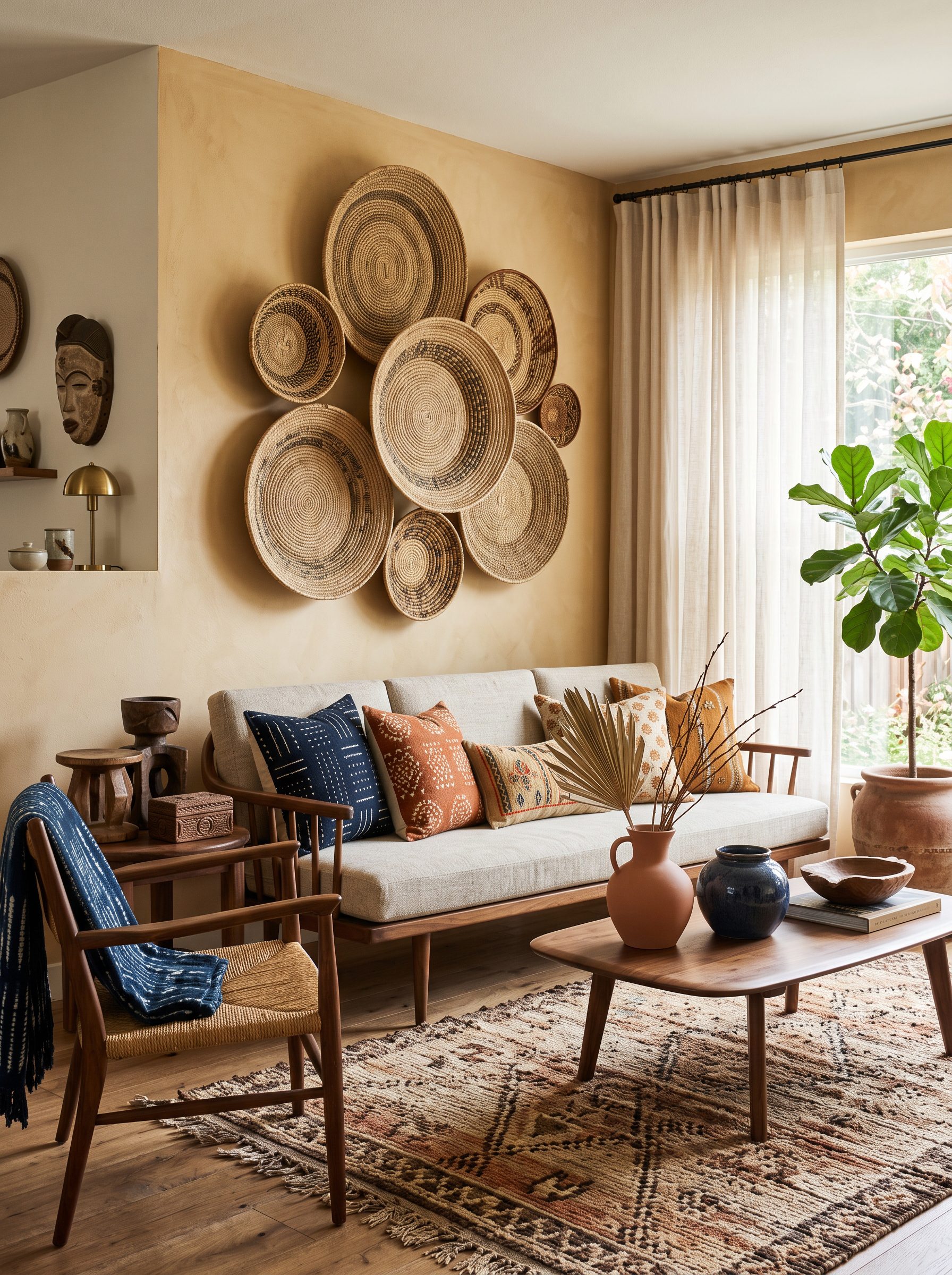 Afrohemian Home Decor Ideas for a Warm, Collected Home