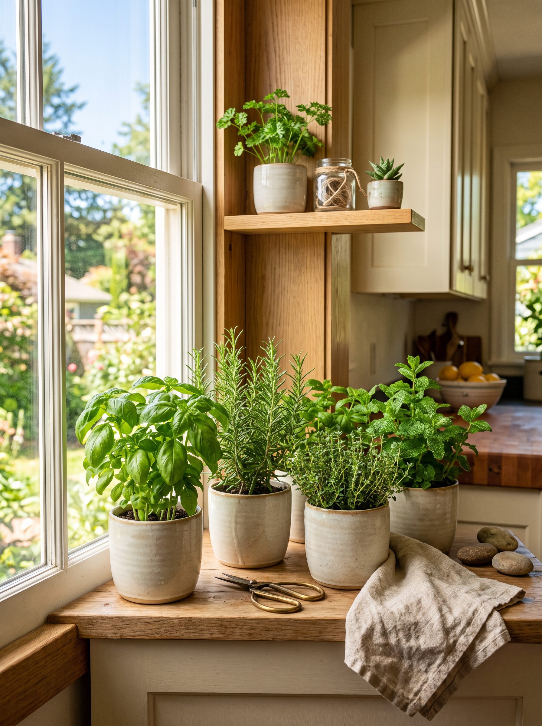 Indoor Herb Garden Ideas That Make a Kitchen Feel Fresh & Beautiful