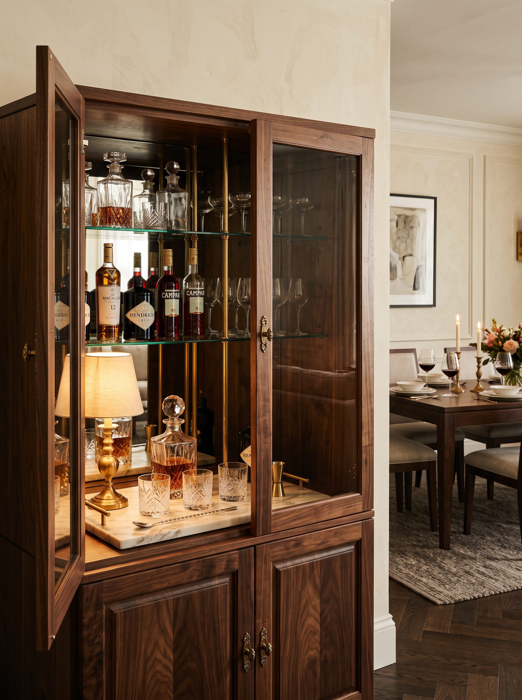 Hidden Home Bar Ideas That Turn an Awkward Corner Into a Luxury Feature