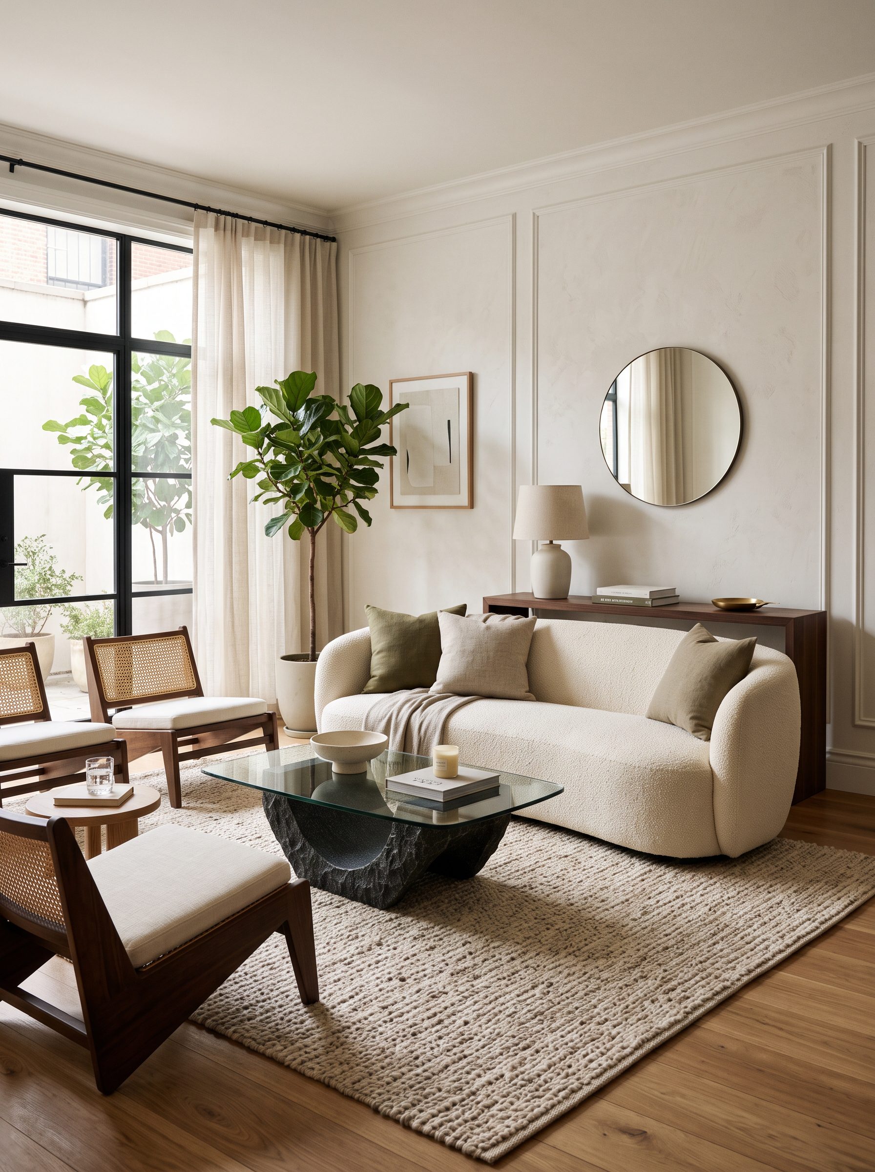 The Furniture Placement Trick That Makes Small Homes Feel Bigger & More Expensive