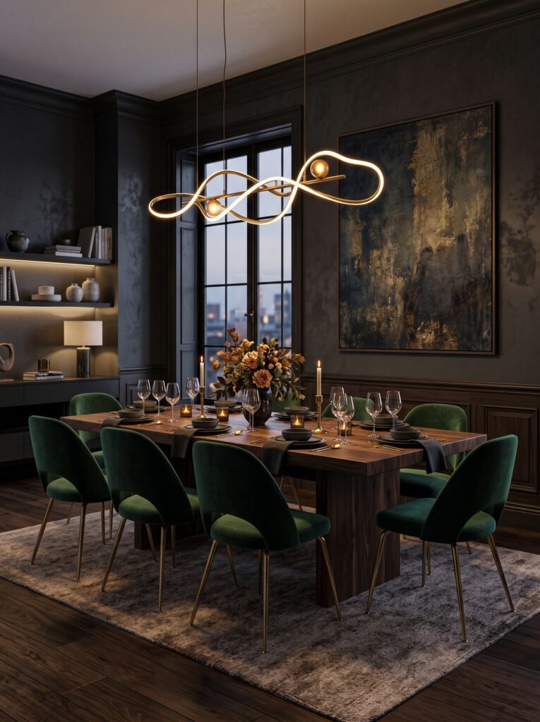 Moody Luxury Dining Rooms That Feel Straight Out of a Designer Home