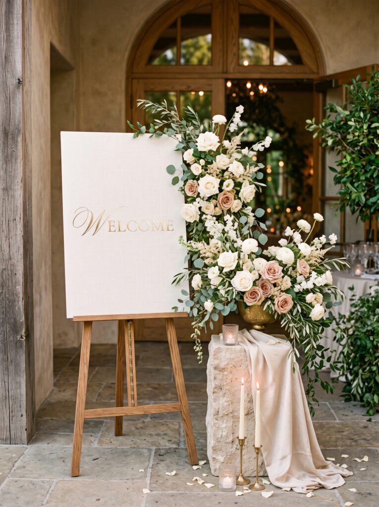 Wedding Welcome Sign Ideas That Create a Beautiful First Impression
