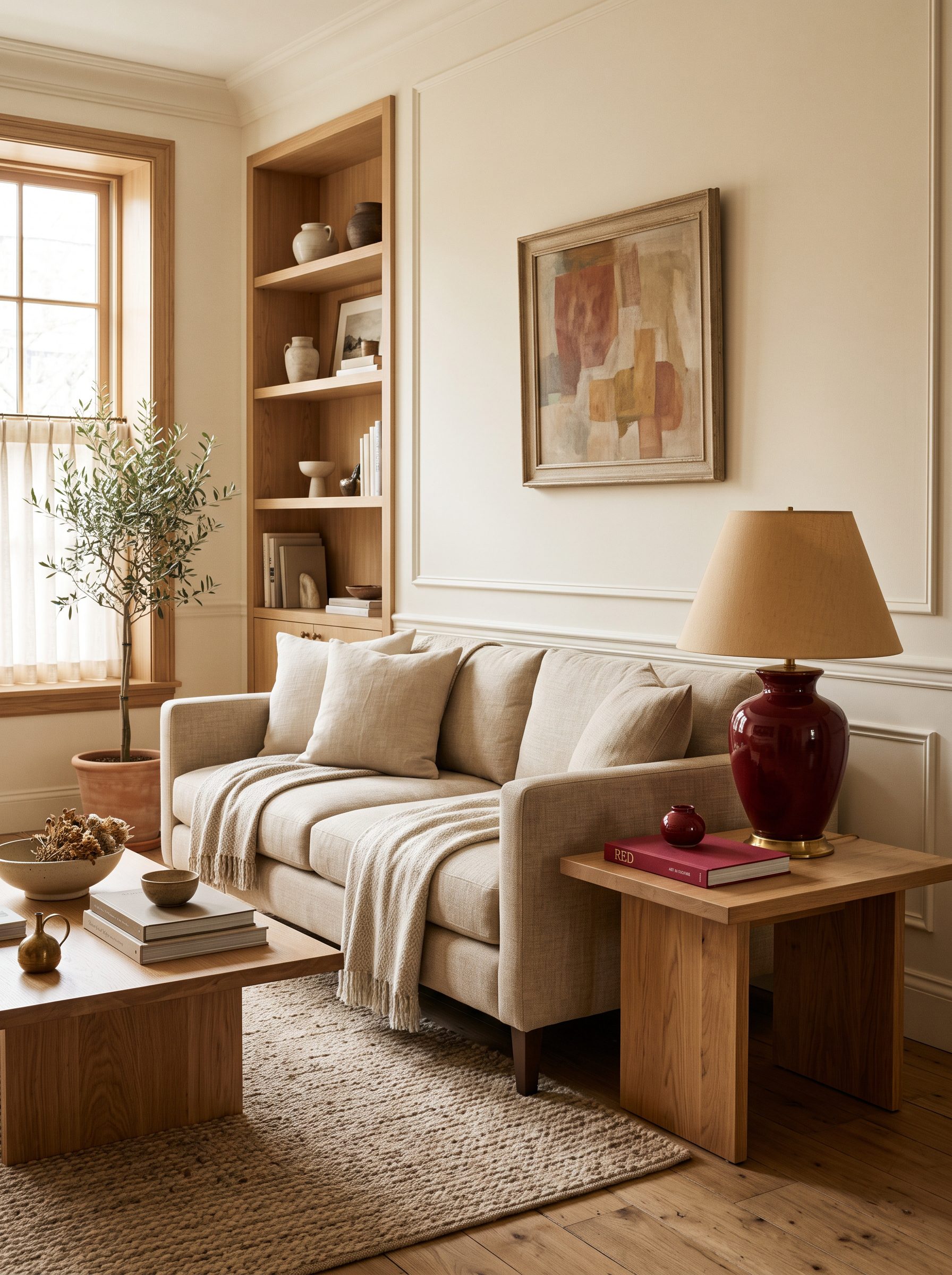 Unexpected Red Decor: The Small Color Trick That Makes Neutral Homes Look Designer