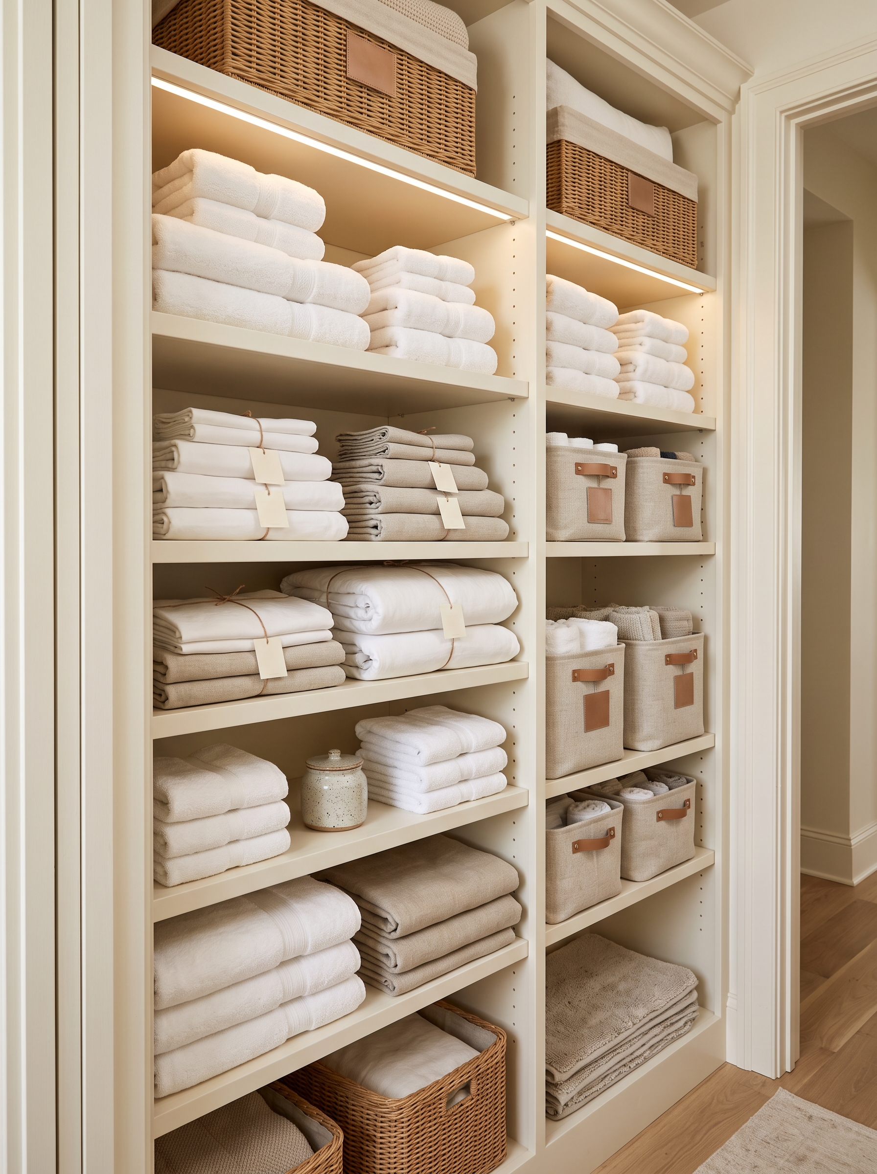 Linen Closet Ideas That Make Everyday Storage Look Beautiful