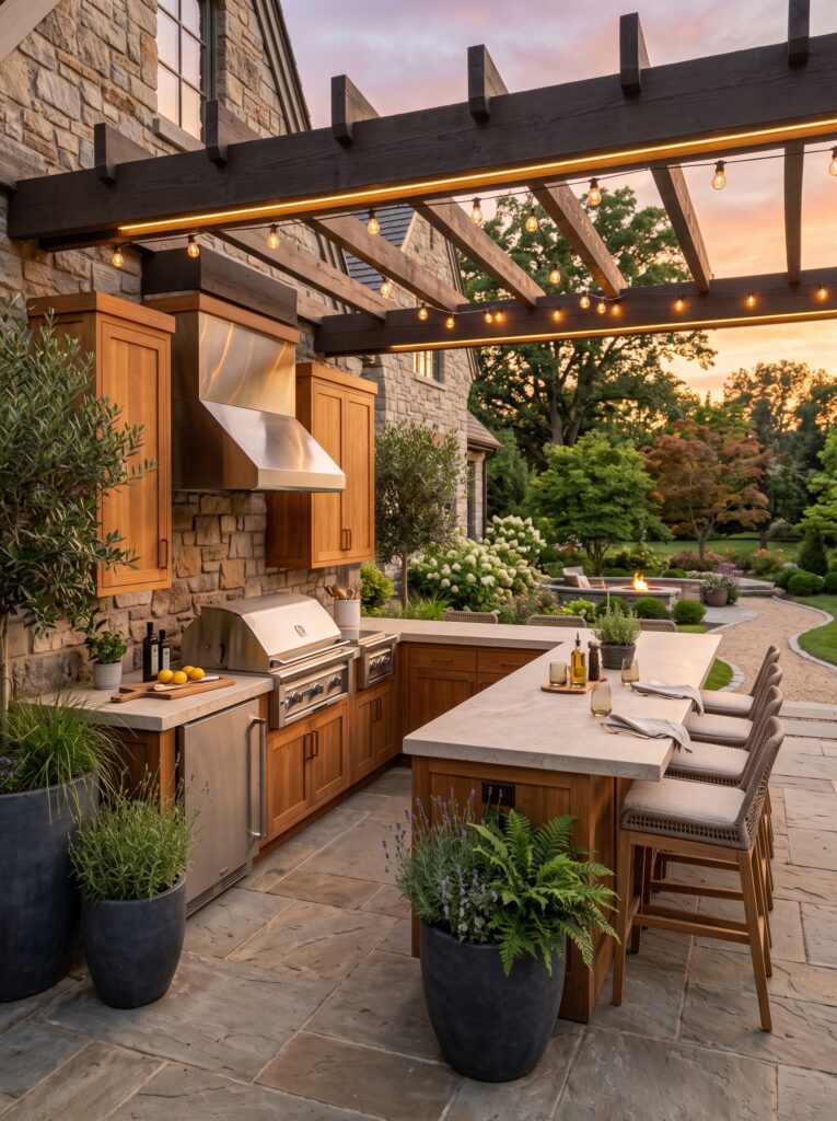 Outdoor Kitchen Ideas That Make Backyard Hosting Feel Effortlessly Luxurious