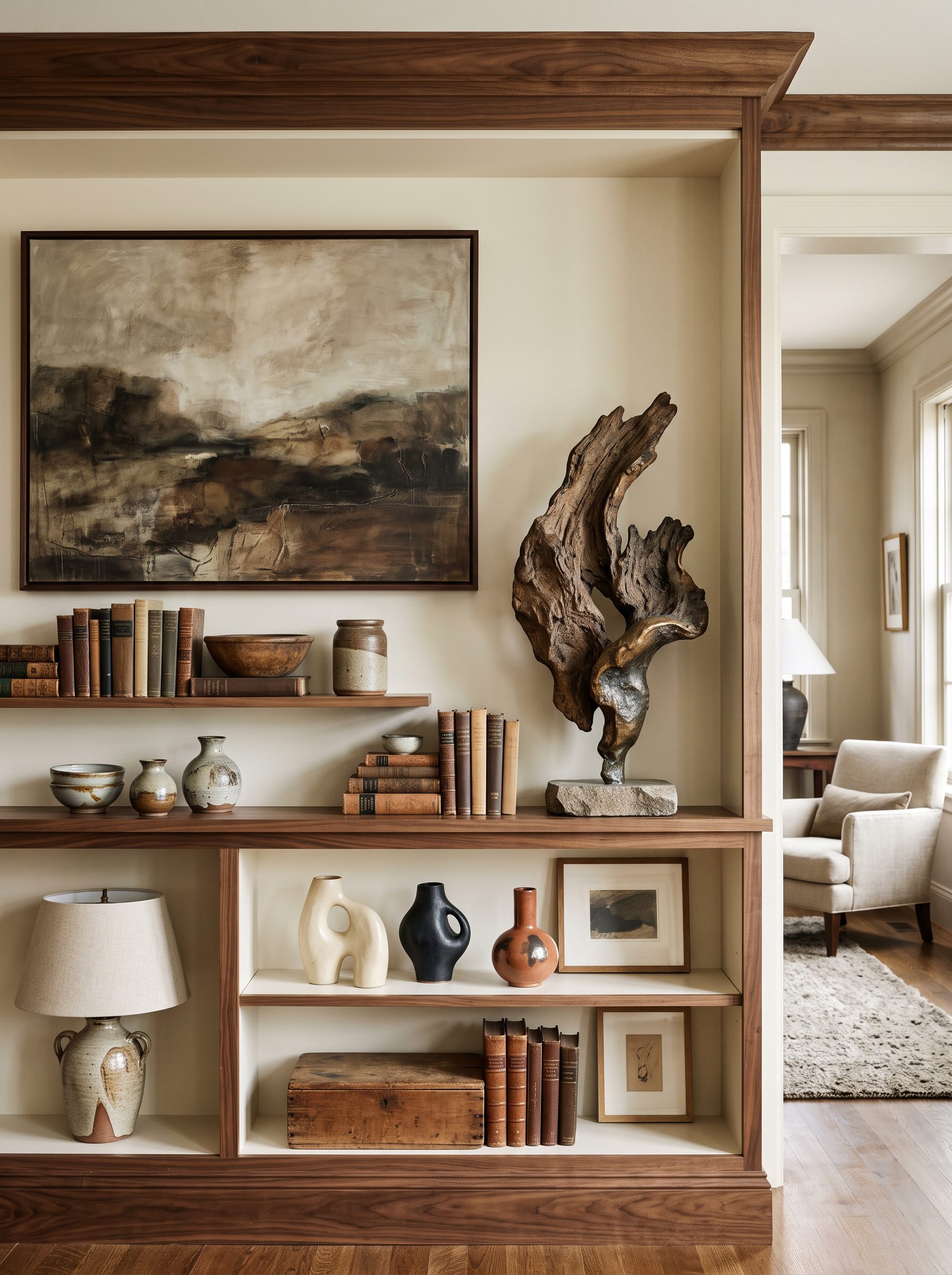 Shelf Wealth: The Elevated Styling Trend Making Ordinary Shelves Look Expensive