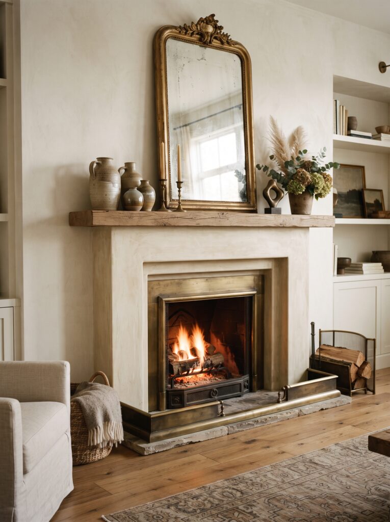 Fireplace Mantel Ideas That Make a Home Feel Collected
