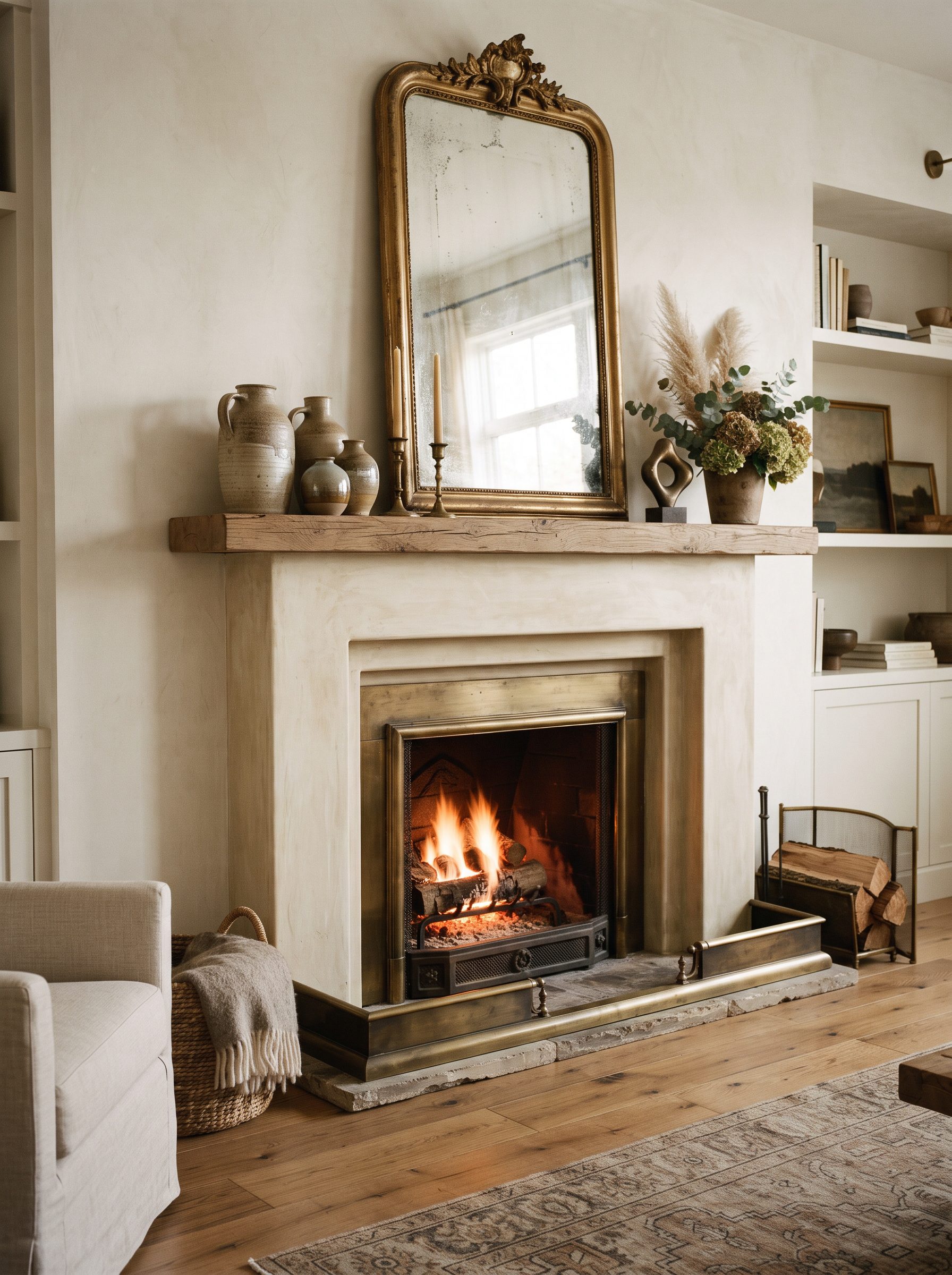 Fireplace Mantel Ideas That Make a Home Feel Collected