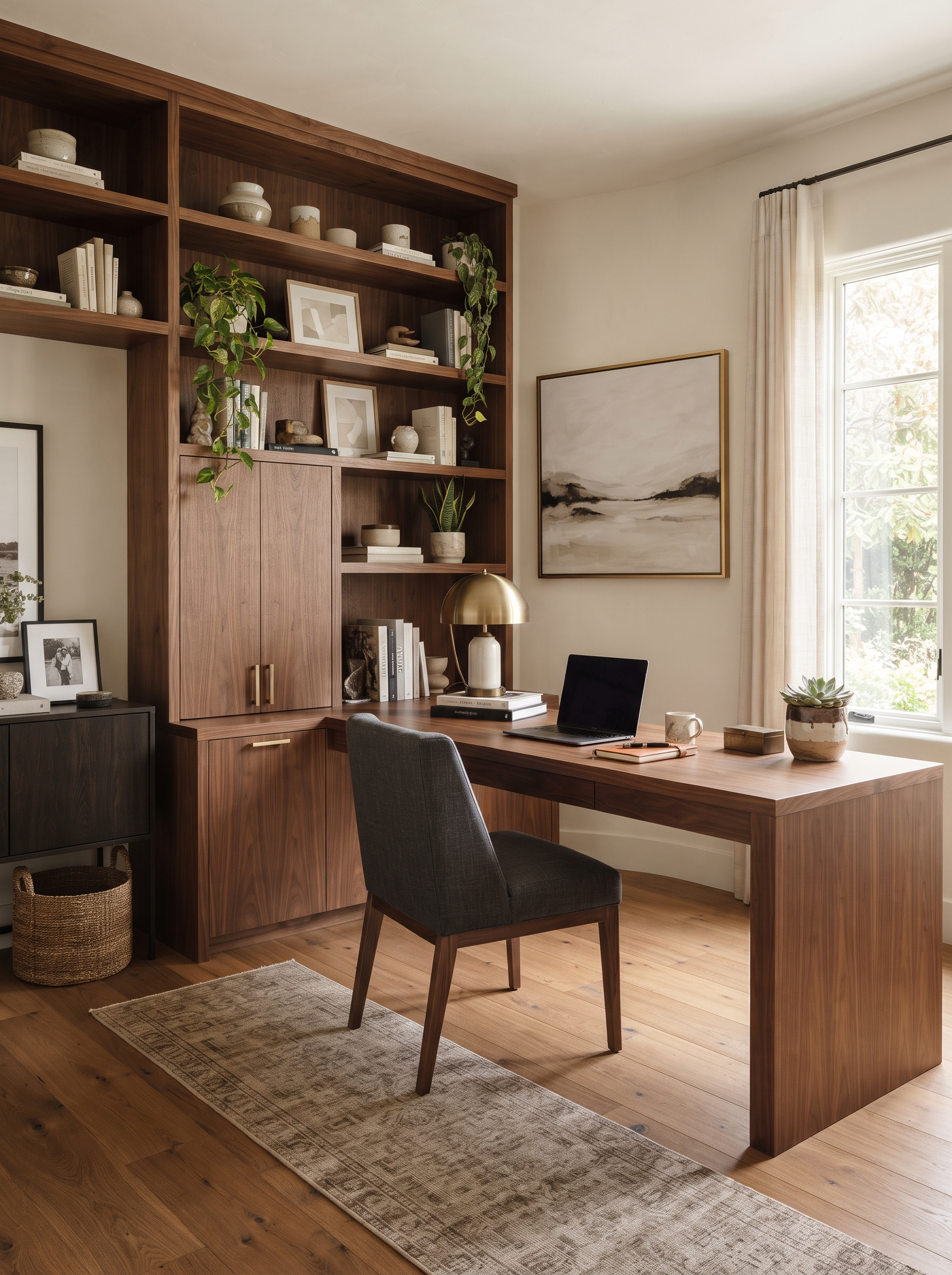 A Calm Home Office That Makes Working From Home Feel Beautiful